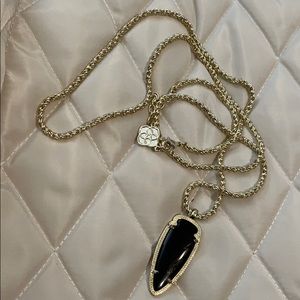 Kendra Scott Necklace - Black Pendant